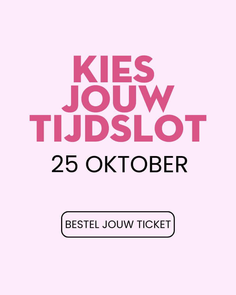 SAMPLE SALE kies jouw tijdslot