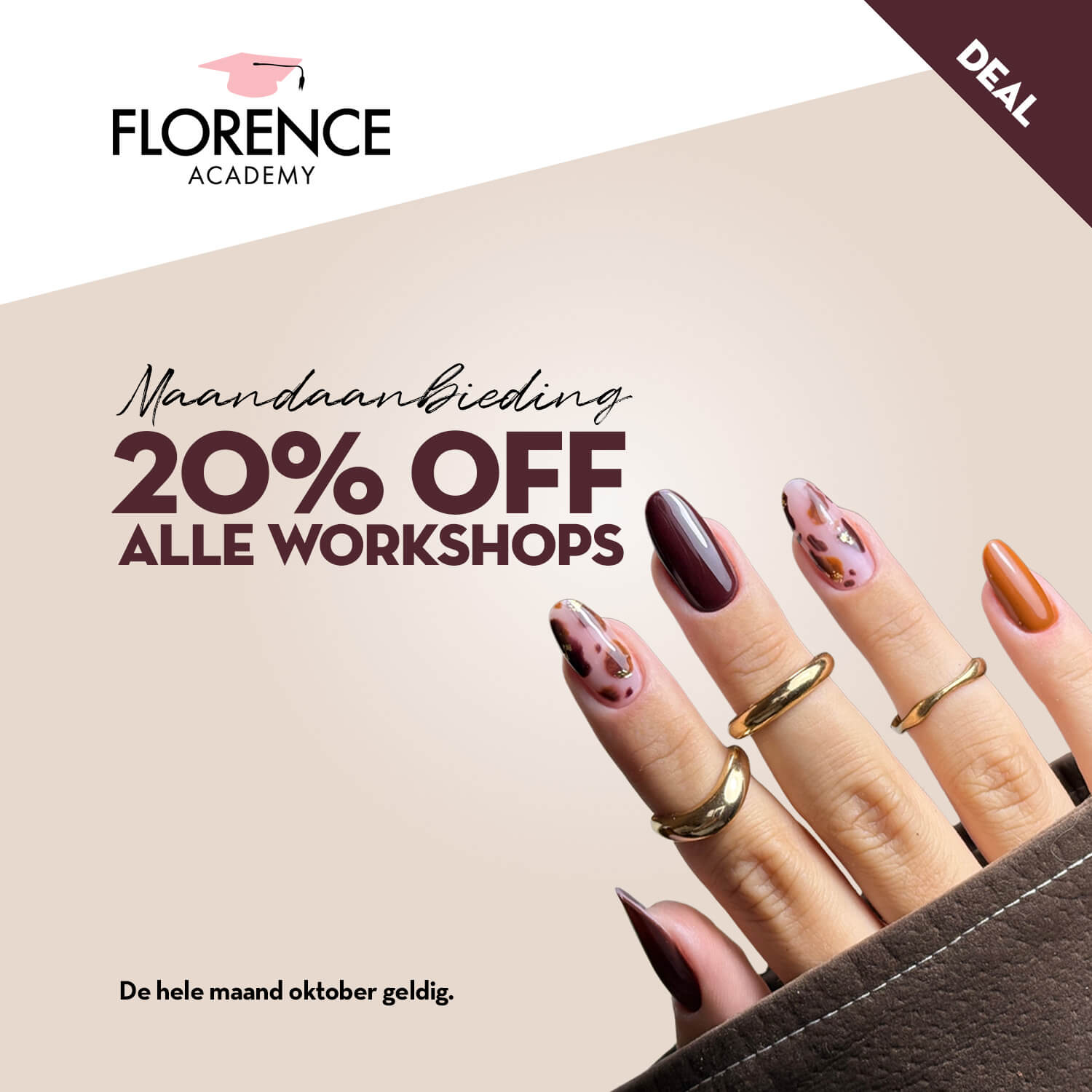 20% korting op alle workshops