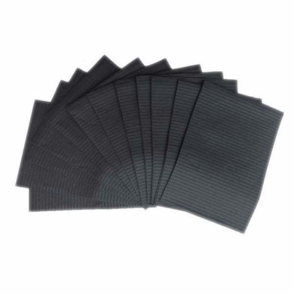 Papieren tafeldoekjes Zwart