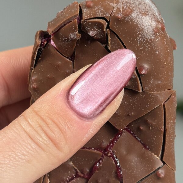 Rosewood Rouge nagels vierkant